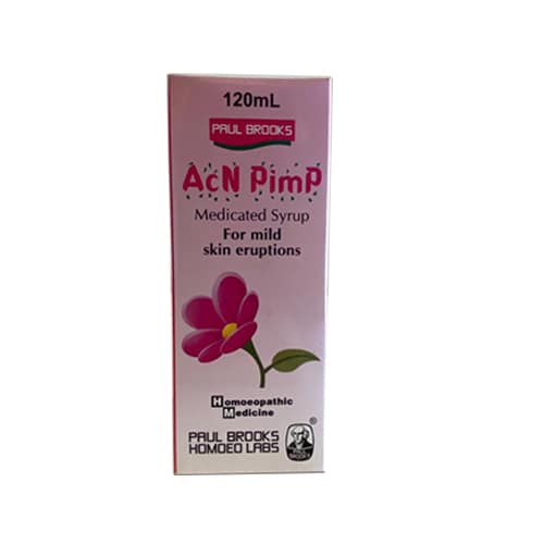 Paul Brooks Acne Pimple Syp 120ml (acne Support,acne And Freckles)